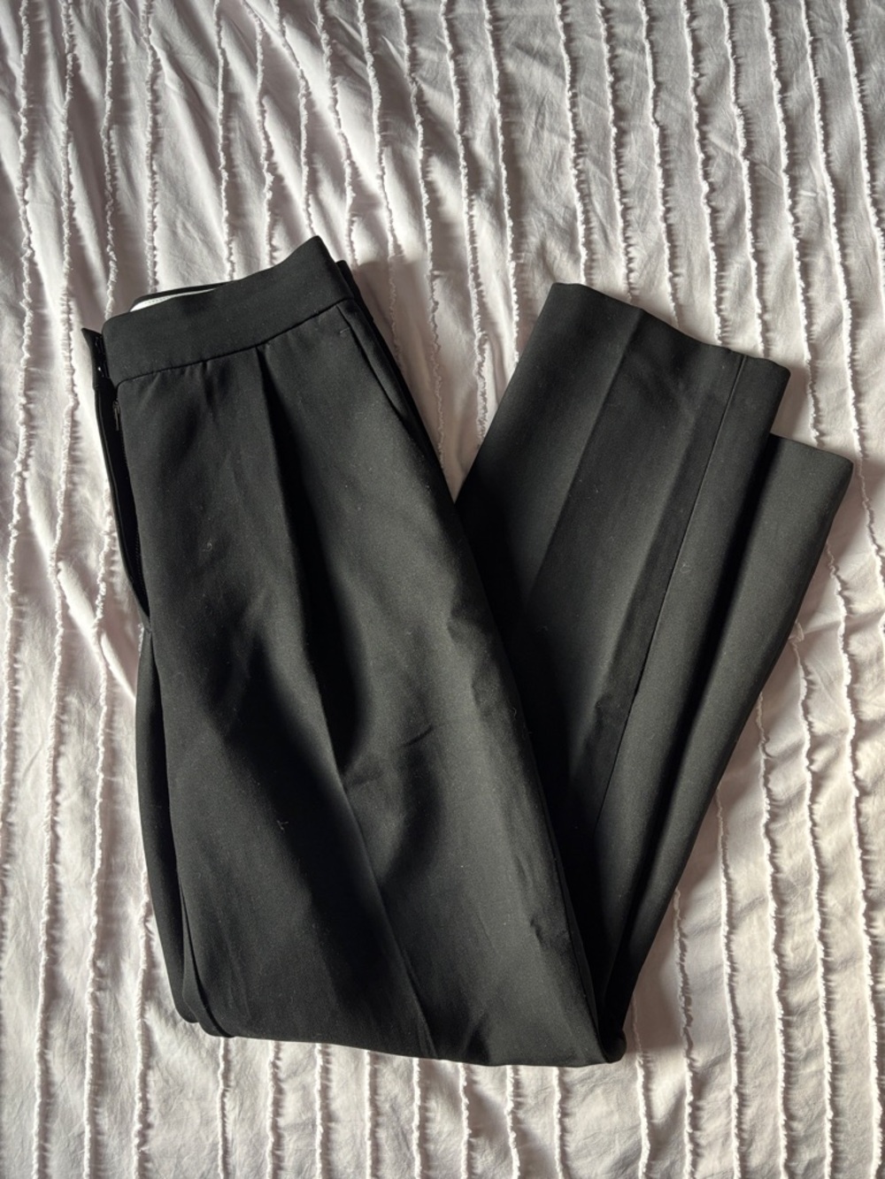 Wilfred Black Pleated Dress Pants